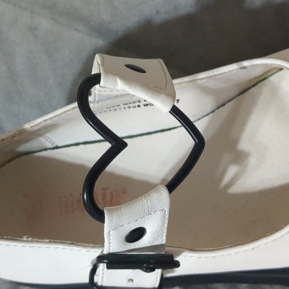 Demonia Sprite-02 Platform Mary Jane Shoes White Vegan Leather size 7 - Picture 8 of 10